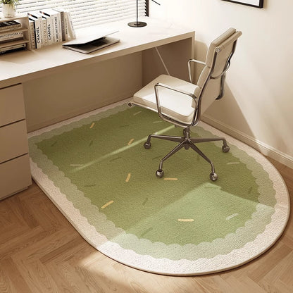 Office Floor Mat Ergonomic Soft Fabric Non-Slip Backing
