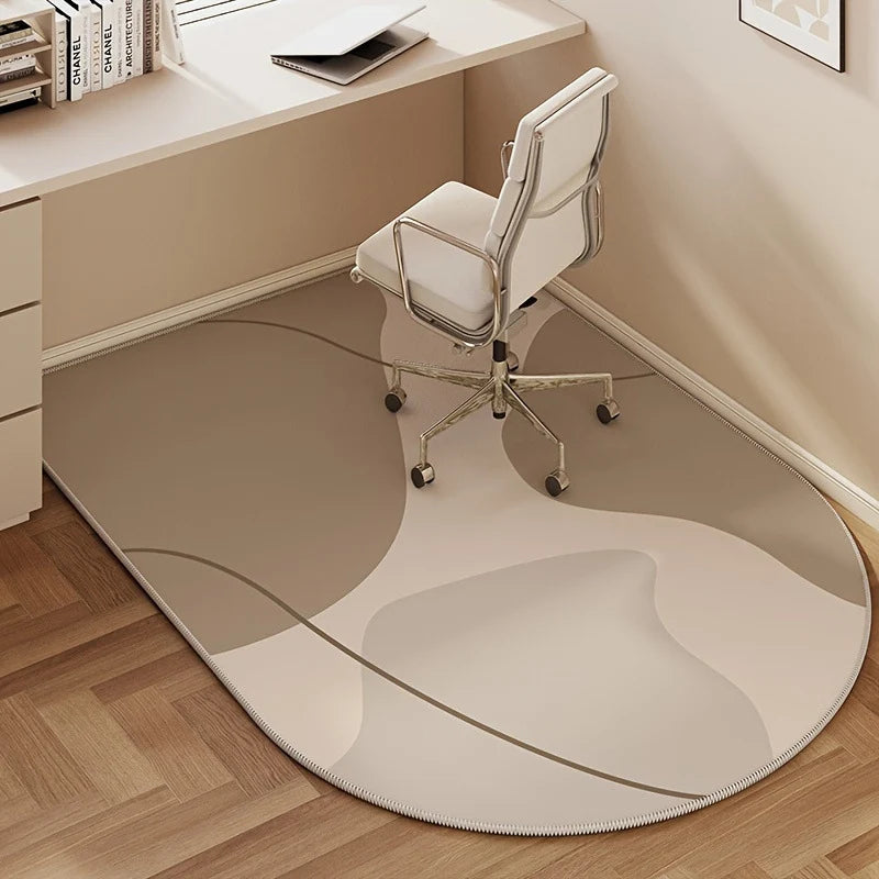 Office Floor Mat Ergonomic Soft Fabric Non-Slip Backing