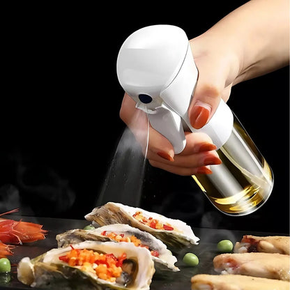 Oil Spray Bottle Glass Refillable Fine Mist