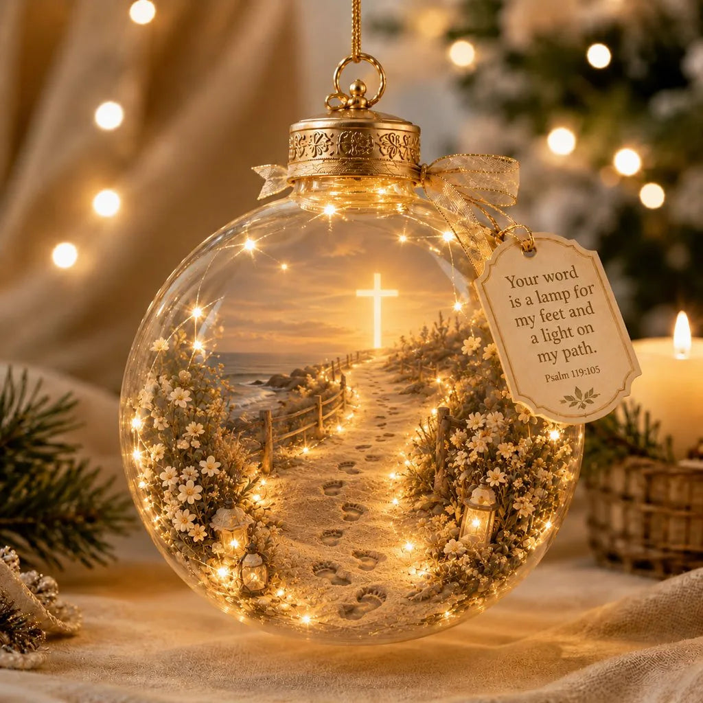 Ornament Christian Scripture Lighted Keepsake