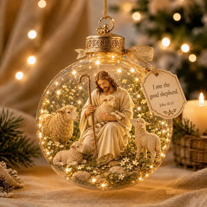 Ornament Christian Scripture Lighted Keepsake