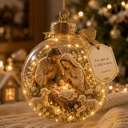Ornament Christian Scripture Lighted Keepsake