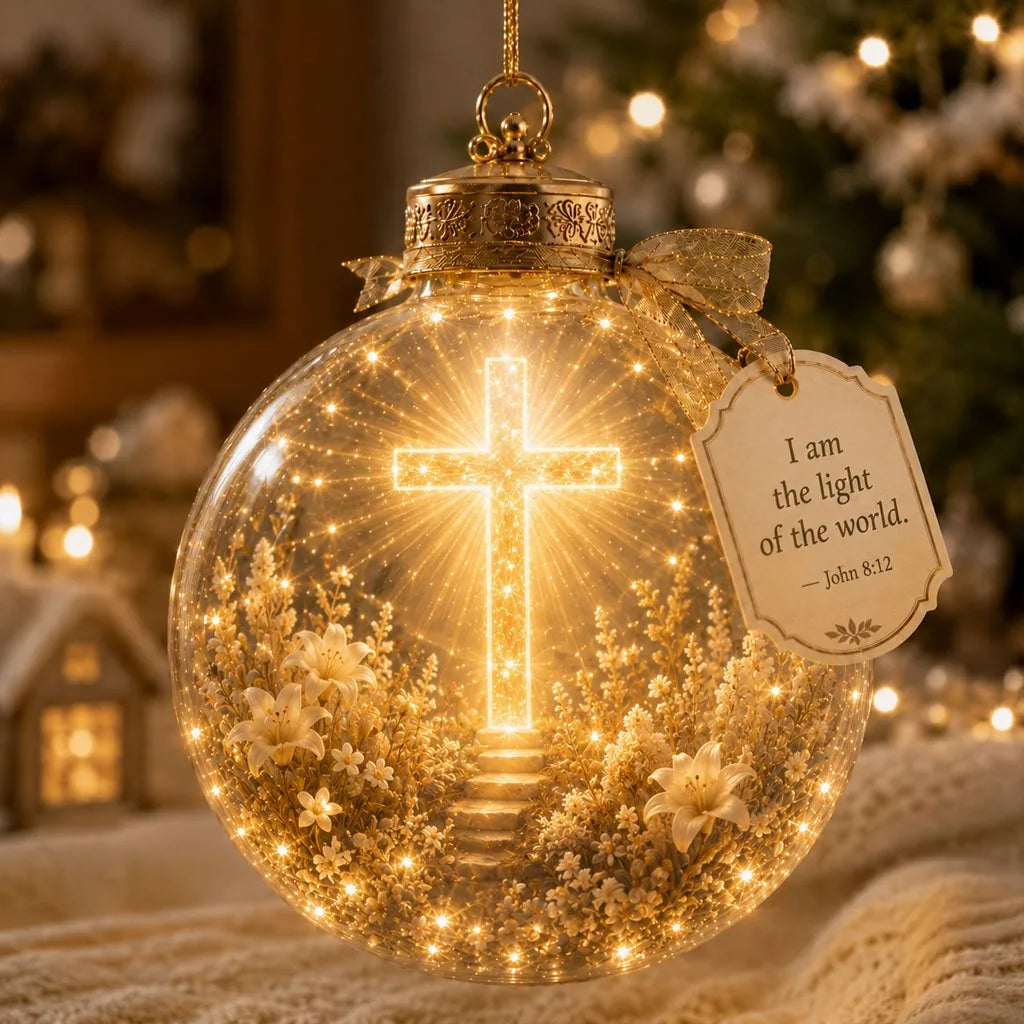Ornament Christian Scripture Lighted Keepsake