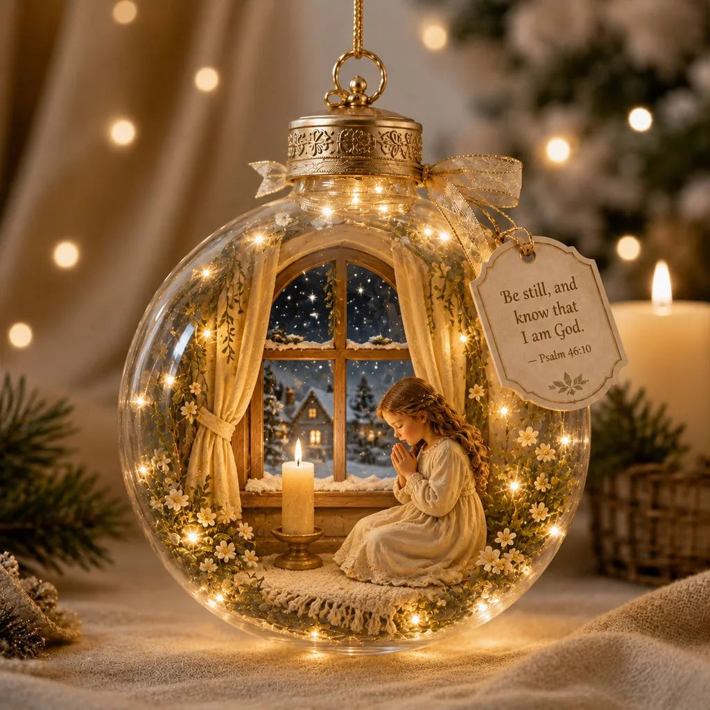Ornament Christian Scripture Lighted Keepsake
