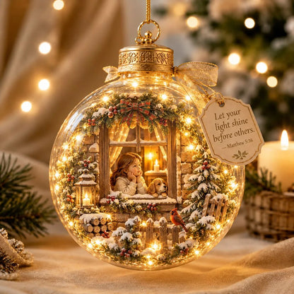 Ornament Christian Scripture Lighted Keepsake