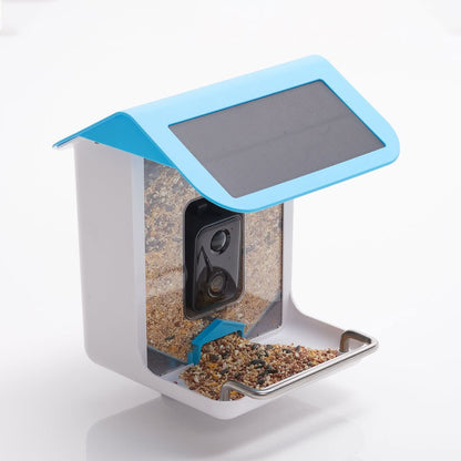 Outdoor Bird Feeder Camera Solar-Powered AI Bird ID