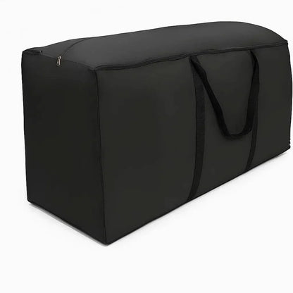 Outdoor Cushion Storage Bag Water-Resistant Zipper Closure Carry Handles