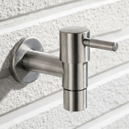 Outdoor Faucet 304 Stainless Steel Wall-Mounted Rust-Resistant