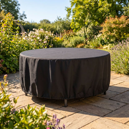 Outdoor Furniture Cover Round Water-Repellent & UV-Resistant Adjustable Drawstring
