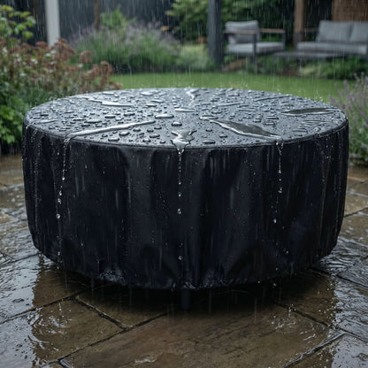 Outdoor Furniture Cover Round Water-Repellent & UV-Resistant Adjustable Drawstring