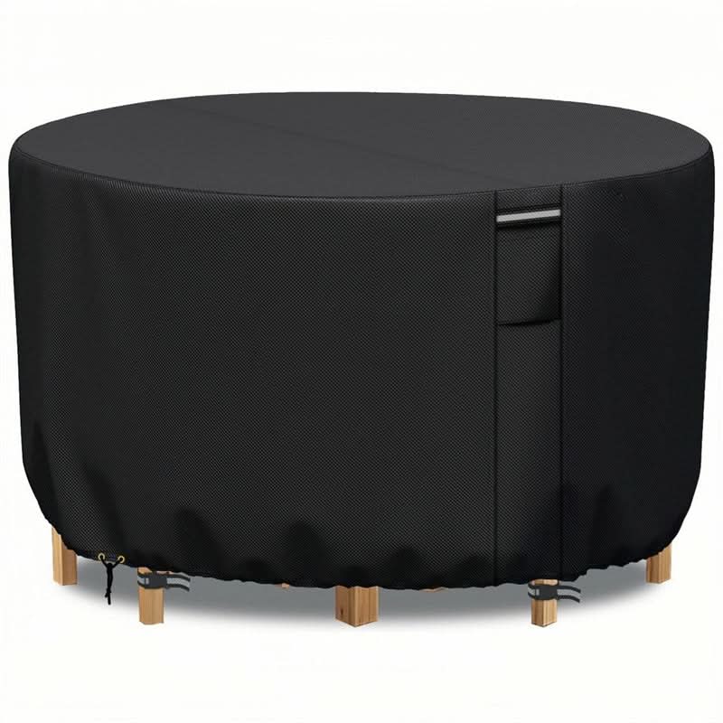Outdoor Furniture Cover Round Weather-Resistant Secure Fit