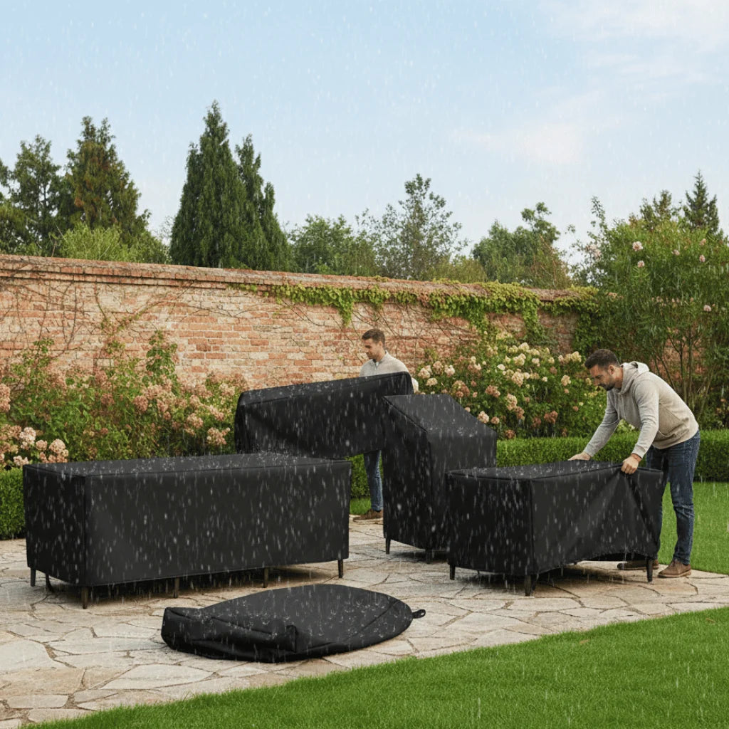 Outdoor Furniture Cover Waterproof & UV-Resistant Secure Windproof Fit