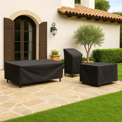 Outdoor Furniture Cover Waterproof & UV-Resistant Secure Windproof Fit