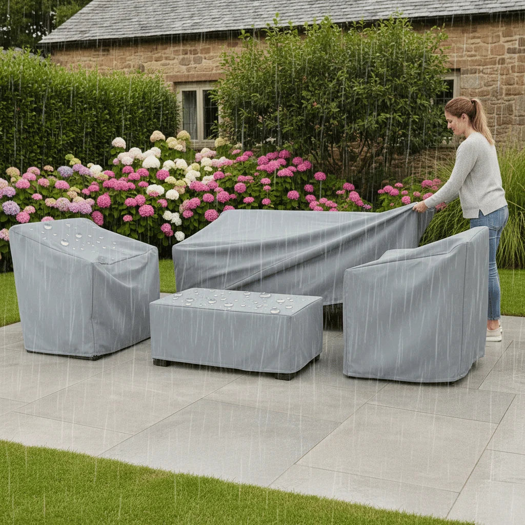 Outdoor Furniture Cover Waterproof & UV-Resistant Secure Windproof Fit