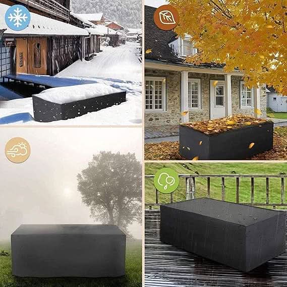 Outdoor Furniture Cover Waterproof & UV-Resistant Secure Windproof Fit