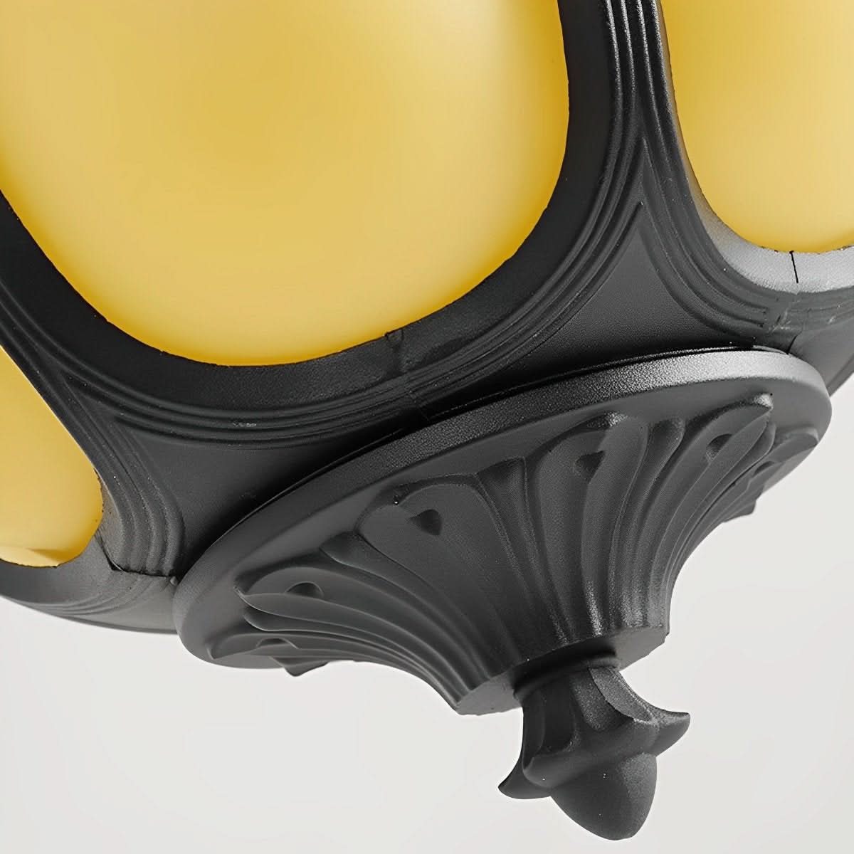 Outdoor Pendant Light Pumpkin-Shaped Waterproof & Hardwired