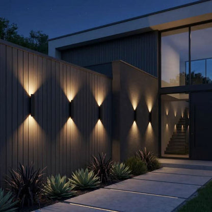 Outdoor Wall Light LED Up-And-Down IP65 Aluminum