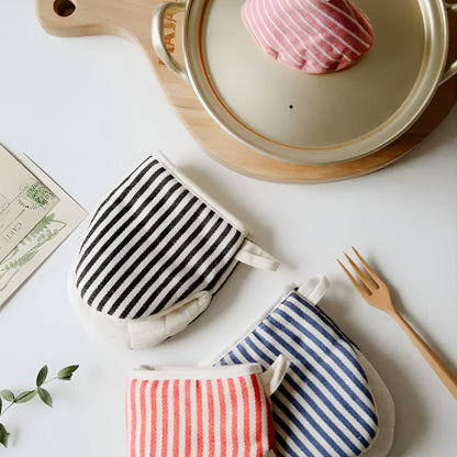 Oven Mitt Heat-Resistant Microfiber Hanging Loop