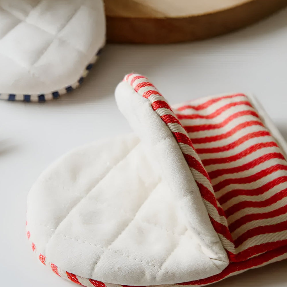Oven Mitt Heat-Resistant Microfiber Hanging Loop