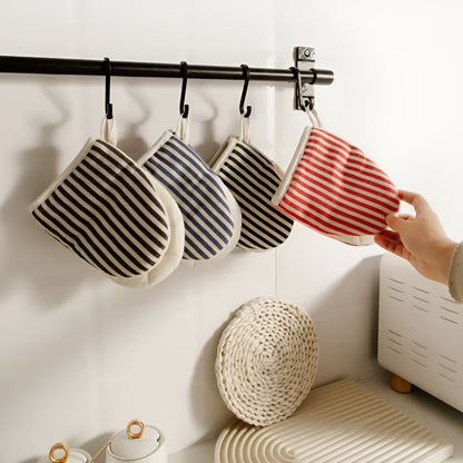 Oven Mitt Heat-Resistant Microfiber Hanging Loop