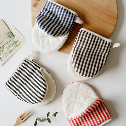 Oven Mitt Heat-Resistant Microfiber Hanging Loop