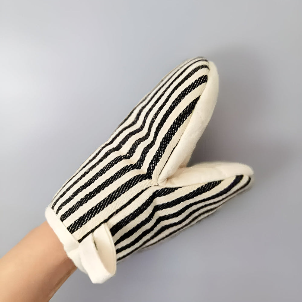 Oven Mitt Heat-Resistant Microfiber Hanging Loop