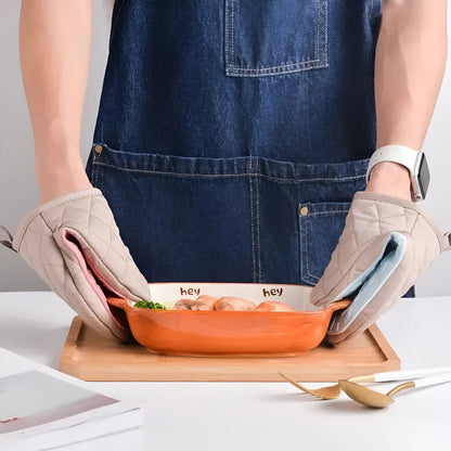 Oven Mitts Heat-Resistant Silicone Textured Grip