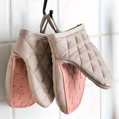 Oven Mitts Heat-Resistant Silicone Textured Grip