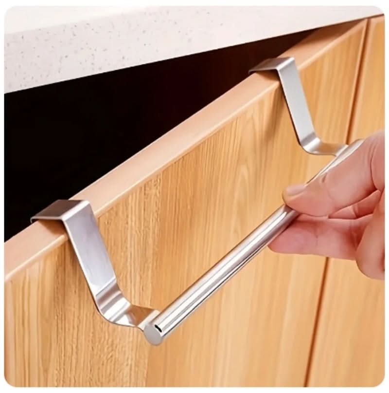 Over-Door Towel Holder Stainless Steel Drill-Free Installation