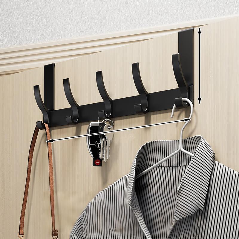 Over-the-Door Hook Rack No-Drill Space-Saving