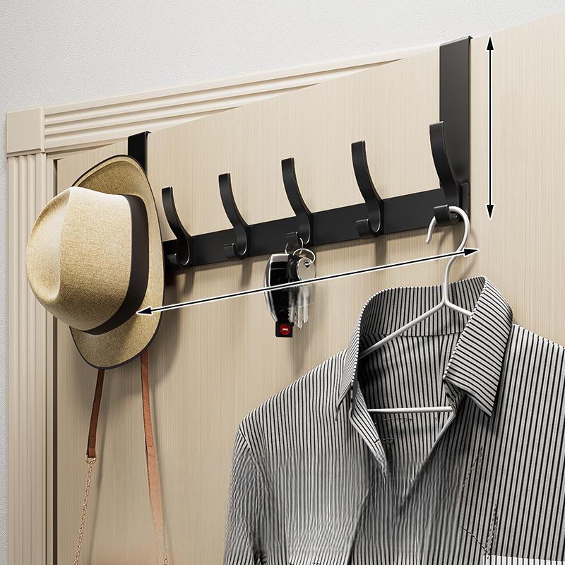 Over-the-Door Hook Rack No-Drill Space-Saving