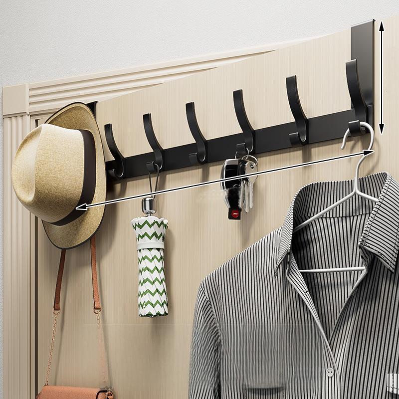 Over-the-Door Hook Rack No-Drill Space-Saving