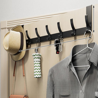 Over-the-Door Hook Rack No-Drill Space-Saving