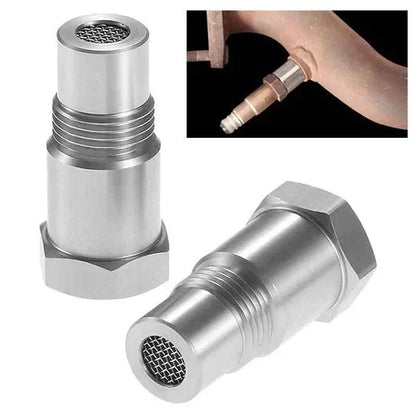 Oxygen Sensor Spacer Adapter Recessed Chamber M18x1.5 Thread