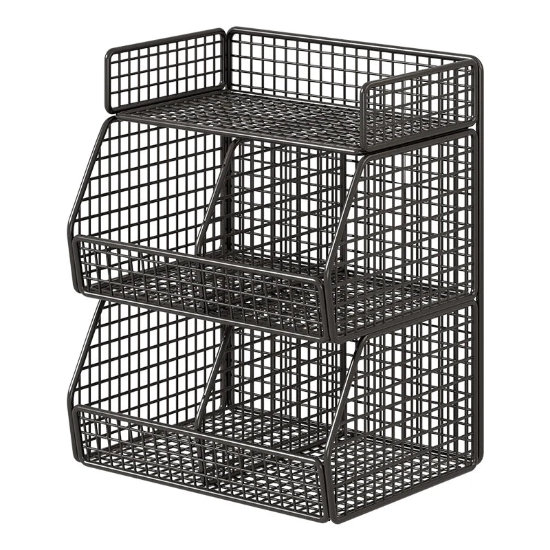 Pantry Organizer Metal Wire Space-Saving Multi-Tier