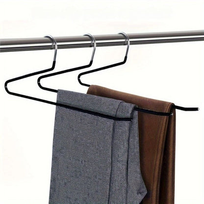 Pants Hanger Set Stainless Steel Z-Shape 10-Pack