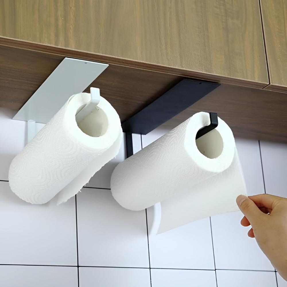 Paper Towel Holder Adhesive No-Drill Fits 9 Inch Rolls