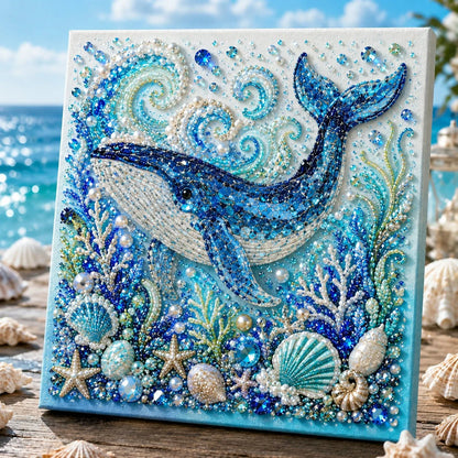 Pearl Bead Art Kit 3D Ocean Animal Mosaic