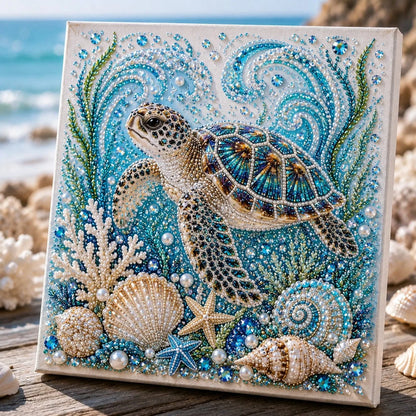 Pearl Mosaic Art Kit 3D Ocean Animal Design