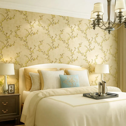 Peel & Stick Wallpaper Soft Floral Removable & Waterproof