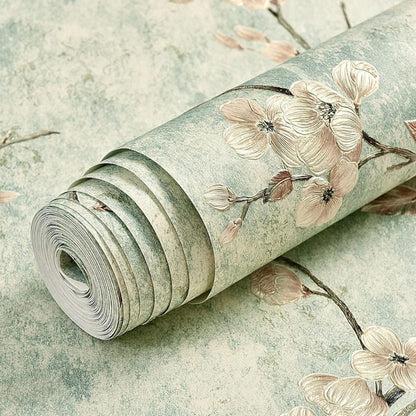 Peel & Stick Wallpaper Soft Floral Removable & Waterproof