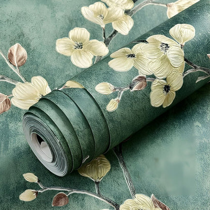 Peel & Stick Wallpaper Soft Floral Removable & Waterproof