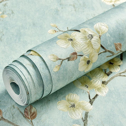 Peel & Stick Wallpaper Soft Floral Removable & Waterproof