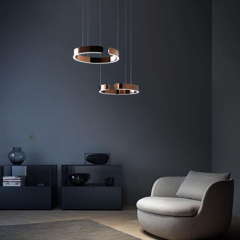 Pendant Ceiling Light Integrated LED Height-Adjustable Suspension