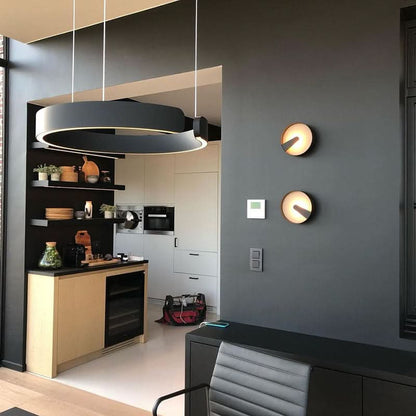 Pendant Ceiling Light Integrated LED Height-Adjustable Suspension