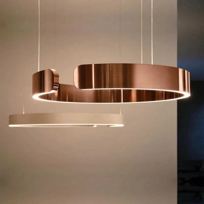 Pendant Ceiling Light Integrated LED Height-Adjustable Suspension