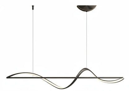 Pendant Chandelier Spiral LED Dimmable Remote Control