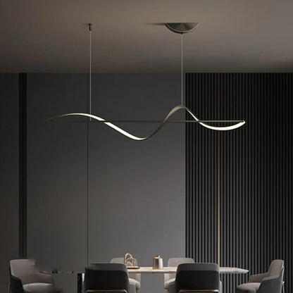 Pendant Chandelier Spiral LED Dimmable Remote Control