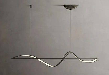 Pendant Chandelier Spiral LED Dimmable Remote Control
