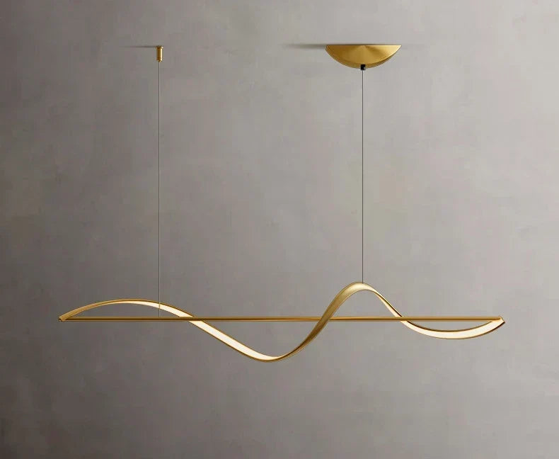 Pendant Chandelier Spiral LED Dimmable Remote Control
